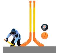 Weqizuerqi Palos de Hockey en Sala, Palos de Hockey para - Juego de sobre Hielo Deportivo, al Aire Libre para Principiantes, Juego de Entrenamiento sobre Hielo para niños