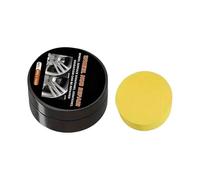 Weqizuerqi Pasta para pulir neumáticos | 50 g Bálsamo Restaurador Renovador para Llantas con Esponja,Revestimiento Restaurador de Caucho,Para hogar, garaje, exterior, taller, coche, camión, SUV, y