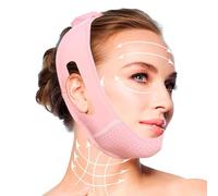 Weqizuerqi Reductor De Doble Menton, Removedor De Doble Menton, Adelgazamiento Facial De Doble Yugular Reutilizable, Parche De Cara De Banda De Elevación De Cuello, Máscara De Modelado De Cara En V