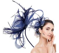 Weqizuerqi Tocados Femeninos,Fascinador Horquilla | Pequeño Sombrero de Malla Accesorio para el Cabello para Bodas Mujeres y Niñas Eventos Sociales Tés de Tarde Fiesta al Aire Libre Uso Diario