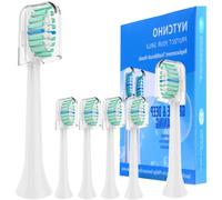 WEQNNM 6 cabezales de repuesto compatibles con cepillo de dientes Philips