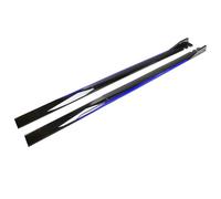 WEQTYSAB 1 par Faldón Lateral del Coche, para Audi Q3 Sportback 2019 2020 2021 2022 2023 2024 Coche Difusor Divisor Rasguño Falda Lateral Extensión Faldón Kit de carrocería,F