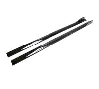 WEQTYSAB 1 par Faldón Lateral del Coche, para Suzuki Alto 2010-2025 Coche Difusor Divisor Rasguño Falda Lateral Extensión Faldón Kit de carrocería,B