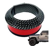 WEQTYSAB 2 Piezas Protector Cejas Arco Rueda De Coche, para Benz ML W164 2005-2011 Tira de Guardabarros Coche Flexible autoadhesiva el de la Rueda,B-5.5x150cm