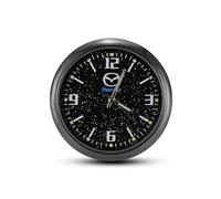 WEQTYSAB Reloj de Coche, para Mazda CX-5 II 2017-2021 Duradero portátil Mini Reloj de Salpicadero del Coche Accesorios para el Interior del Coche