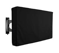 WEQYFDC Cubiertas de polvo muebles exterior televisor Pantalla cubierta a prueba impermeable jardín accesorios(Black,40 to 42 inch)