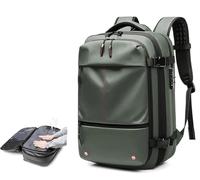 WEQYFDC Hombre Mochila De Viaje Compresión Al Vacío Portátil Negocios Mochilas Impermeable Bolso Escolar Expandible(E-Vacuum Compression)