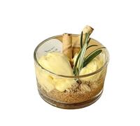 WEQYFDC Striped Bud Straight Cocktail Juice Long Drink Milk Shake Cup Flask Liquor Vodka Glasses for Champagne of Wine(Ice cream bowl)