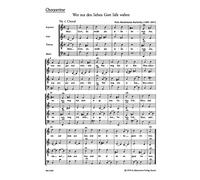 Wer nur den lieben Gott lässt walten -Kantate-. Chormusik des 19. Jahrhunderts.Chorpartitur