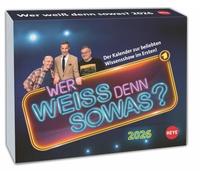 Wer weiß denn sowas? Tagesabreißkalender 2026: Kultiger Wissens-Kalender 2026 mit Kai Pflaume. Tischkalender, Abreißkalender für jeden Tag. Auch zum Aufhängen.