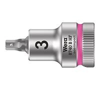 WERA-05003030001-8740 B HF Hex-Plus 3,0 x 35 mm - Vaso de punta Zyklop con función de retención 3/8"