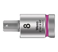 Wera 05003039001 8740 B HF Zyklop vaso de punta hexagonal con arrastre de 3/8" con función de retención, 8.0 x 38.5 mm, 8,0 x 38,5 mm