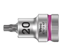 Wera 05003061001 8767 B HF Vaso de punta Zyklop TORX® con arrastre de 3/8" con función de retención, TX 20 x 35 mm, TX 20 x 35 mm