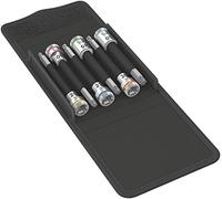 Wera 05003185001 8767 B TORX® HF 1 juego de vasos de punta Zyklop TORX®, de arrastre de 3/8", con función de retención, 6 piezas, 3/8", Juego de 6 piezas