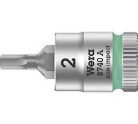 WERA-05003330001-8740 A Hex-Plus 2,0 x 28 mm - Vaso de punta Zyklop 1/4"