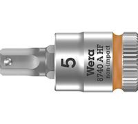 WERA-05003335001-8740 A HF Hex-Plus 5,0 x 28 mm - Vaso de punta Zyklop con función de retención 1/4"