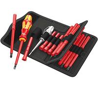 Wera 05003471001 Kraftform Kompakt VDE 18 Universal 1, Juego de varillas intercambiables para destornillador aislado , 18 piezas
