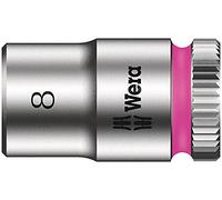 WERA-05003507001-8790 HMA Zyklop Nuss 8,0 - Llave de vaso Zyklop con arrastre de 1/4"
