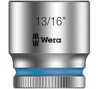 Wera 05003579001 Llave de Vaso con Arrastre, 3/8", 13/16"