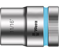 Wera 05003624001 Llave de Vaso con Arrastre, 1/2", 11/16"