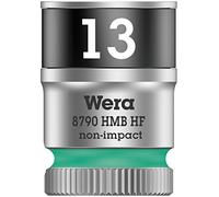 Wera 05003747001 8790 HMB Llave de vaso Zyklop con arrastre de 3/8" con función de retención, 13.0 x 29.0 mm, 13