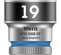 Wera 05003753001 8790 HMB Llave de vaso Zyklop con arrastre de 3/8" con función de retención, 19.0 x 29.0 mm, 19
