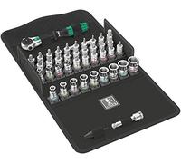 Wera Juego de carraca 8100 SA All-in Zyklop Speed – Negro/Cromo/Verde – 1/4"