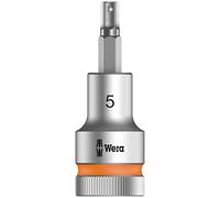 WERA-05003821001-8740 C HF Hex-Plus 5,0 x 60 mm - Vaso de punta Zyklop con función de retención 1/2"