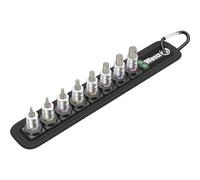 Wera Juego de vasos Zyklop Belt A 2 - hexagonal, función de retención, arrastre 1/4" - 8 piezas