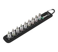 Wera Juego de vasos Belt A Imperial Zyklop hexagonal 1/4" 9 piezas con función de retención