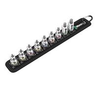 Wera 05003972001 Belt B 3 TORX® HF Juego de vasos Zyklop TORX®, con función de retención, de arrastre de 3/8", 9 piezas, 3/8", Juego de 9 piezas