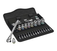 Wera 05004018001 Zyklop 8100 SA8 Delgado Trinquete Y Enchufe Set 0.6cm Metric 28