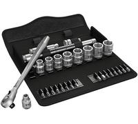 8100 SB 8 Juego de carraca Zyklop Metal, cuadradillo de 3/8" y palanca de inversión de giro, métrico , 29 piezas