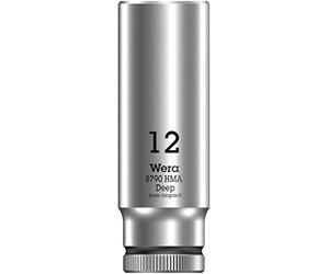 Wera 05004509001 Llave de Vaso 1/4", Negro, 12.0 mm