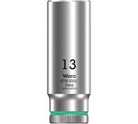WERA-05004510001-8790 HMA Deep 13,0 - Llave de vaso larga con arrastre de 1/4"