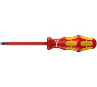 Wera 05004784001 Kraftform Plus VDE 168i - Destornillador aislado de enchufe cuadrado, 2 cabezales, longitud de hoja de 8 pulgadas