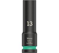Wera 05004830001 8790 C Impaktor Deep Llave de vaso con arrastre de 1/2", Turquesa/Negro, 13.0 x 83.0 mm