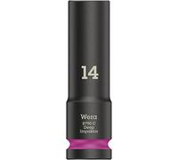 Wera 05004831001 8790 C Impaktor Deep Llave de vaso con arrastre de 1/2", Fucsia, 14.0 x 83.0 mm