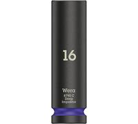 Wera 05004833001 8790 C Impaktor Deep Llave de vaso con arrastre de 1/2", Violeta, 16.0 x 83.0 mm