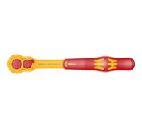 Wera 05004966001 8007 B VDE Carraca Zyklop, Aislada, con Palanca de Conmutación y Arrastre de 3/8", 222 mm