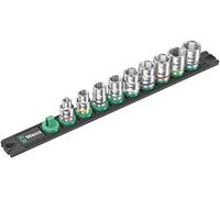 Set de 9 llaves de vaso Zyklop 3/8" WERA Nuss-Magnetleiste B 4