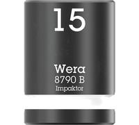 Wera 05005506001 8790 B Impaktor Inserto de llave de vaso con arrastre de 3/8", 15 x 30 mm