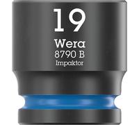 Wera 05005510001 8790 B Impaktor Inserto de llave de vaso con arrastre de 3/8", 19 x 30 mm