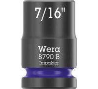 Wera 05005517001 8790 B Impaktor Inserto de llave de vaso con arrastre de 3/8", 7/16" x 30 mm