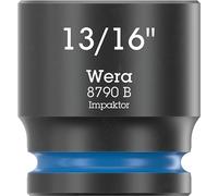 Wera 05005523001 8790 B Impaktor Inserto de llave de vaso con arrastre de 3/8", 13/16" x 32 mm