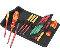 Wera 05006611001 Kraftform Kompakt VDE 17 Universal 1 Tool Finder, 17 piezas, Rojo
