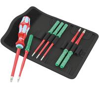 Wera 05006630001 Kraftform Kompakt VDE Stainless 8 extra slim 1 Tool Finder, 8 piezas