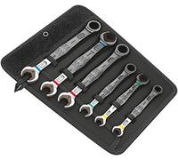 WERA-05020022001-6000/6002 Joker 6 Set 1 - Juego de llaves combinadas de carraca y doble boca