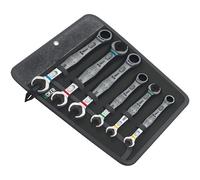 Wera 05020022001 Joker Combi Trinquete & Doble Open-End Set de Llaves Métrico