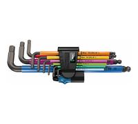 WERA-05022210001-950/9 Hex-Plus Multicolour HF 1 - Llaves arrastre hexagonales l